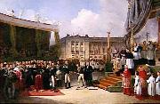 Jean de Beaumetz Inauguration du monument a la memoire de Louis XVI oil painting artist